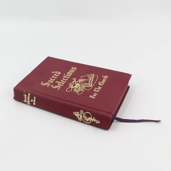 Sacred Selections Church Hymnal Deluxe Leather Edition Ellis J. Crum 1960