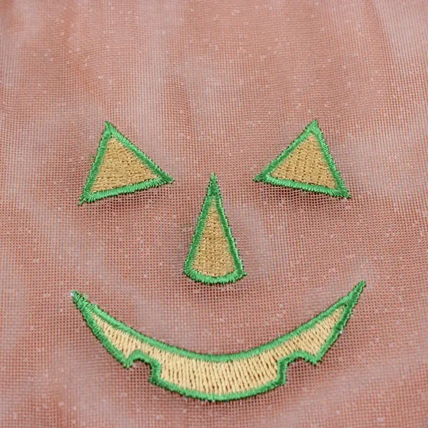 Set of 3 Time to Celebrate Copper Jack-O-Lantern Mesh Bags Halloween