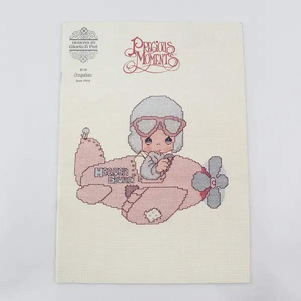 VTG Lot of 3 Gloria & Pat Precious Moments Cross Stitch Patterns 1981 - 1985 