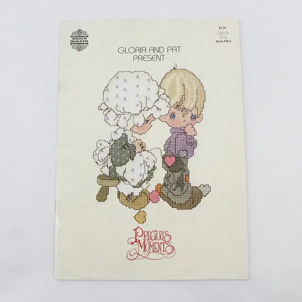 VTG Lot of 3 Gloria & Pat Precious Moments Cross Stitch Patterns 1981 - 1985 