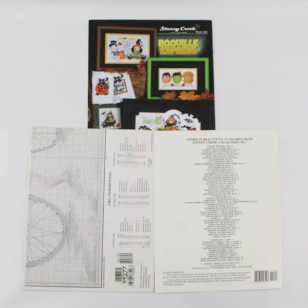 Vintage Lot of 3 Stoney Creek Collection Cross Stitch Patterns 1987 to 2003
