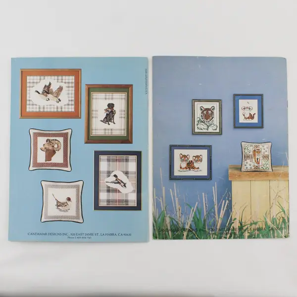 Lot of 2 Vintage Something Special Tigers & Wildlife Collections 1982 & 1984