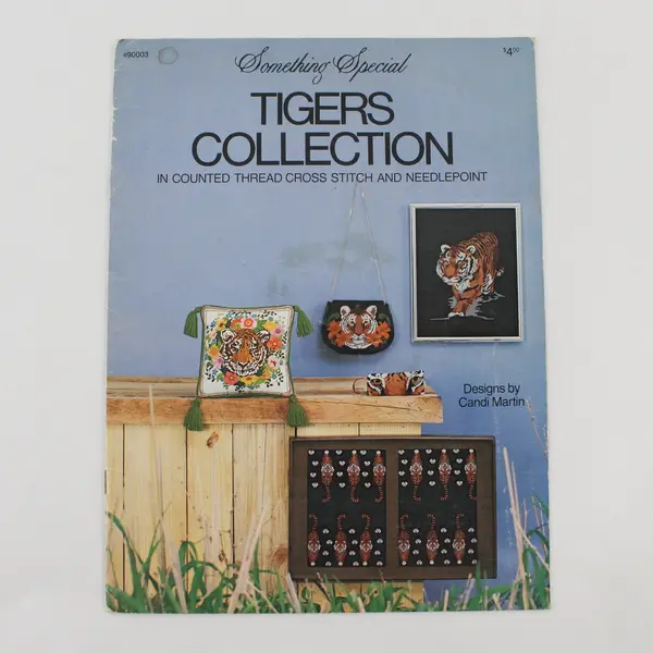 Lot of 2 Vintage Something Special Tigers & Wildlife Collections 1982 & 1984