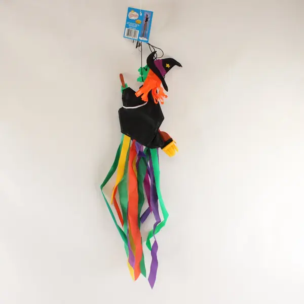New Creative Enterprises Breezies Halloween Witch Wind Sock 76104