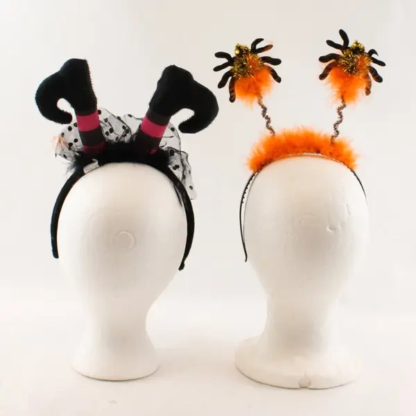 Lot of 2 Halloween Headbands Costume Accessories
