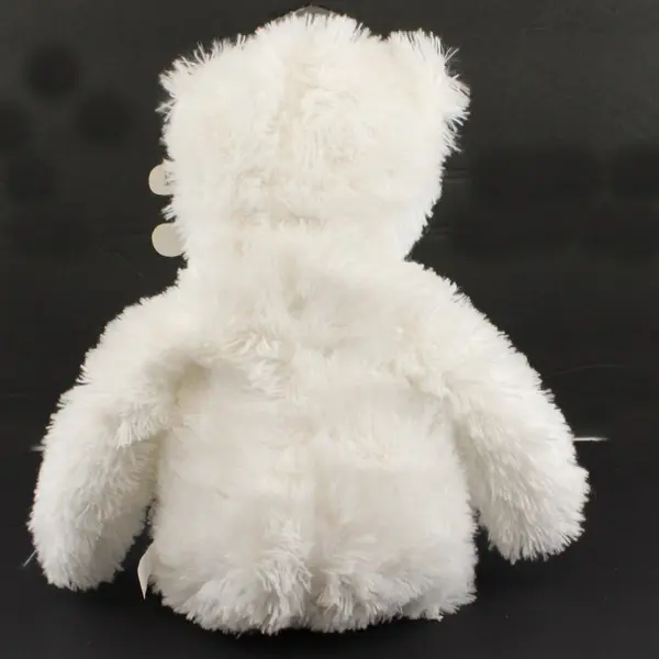 Cuddly Cousins White Bear Plush with Pink Bow 20"