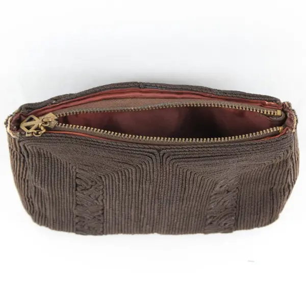 Vintage Prentice Dark Brown Coin Purse Pouch