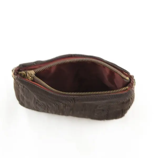 Vintage Prentice Dark Brown Coin Purse Pouch
