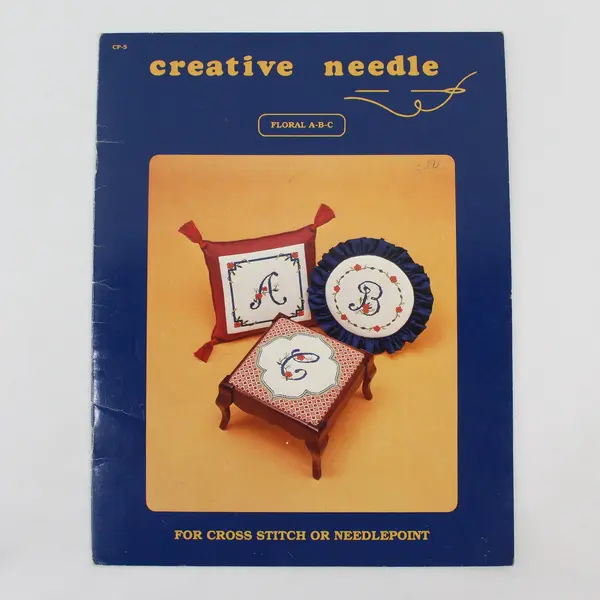 Lot 3 Cross Stitch Patterns Creative Needle RibbonFloss Birds Floral 1981-1995