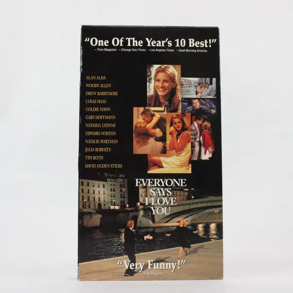 Everyone Says I Love You VHS Tape, 1997 #10488 