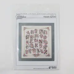 Vermillion Stitchery Cherub Alphabet #118 Cross-Stitch Pattern by Donna Giampa