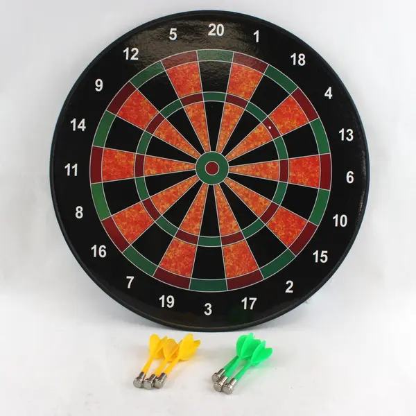 Nifty Magnetic Dart Board and Six Darts - Open Box