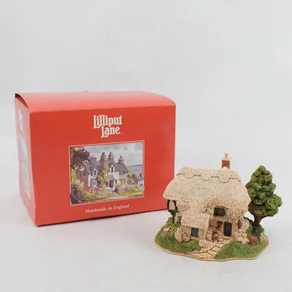 1995 Lilliput Lane Rosy Rafters Paint Your Own Cottage PAINTED