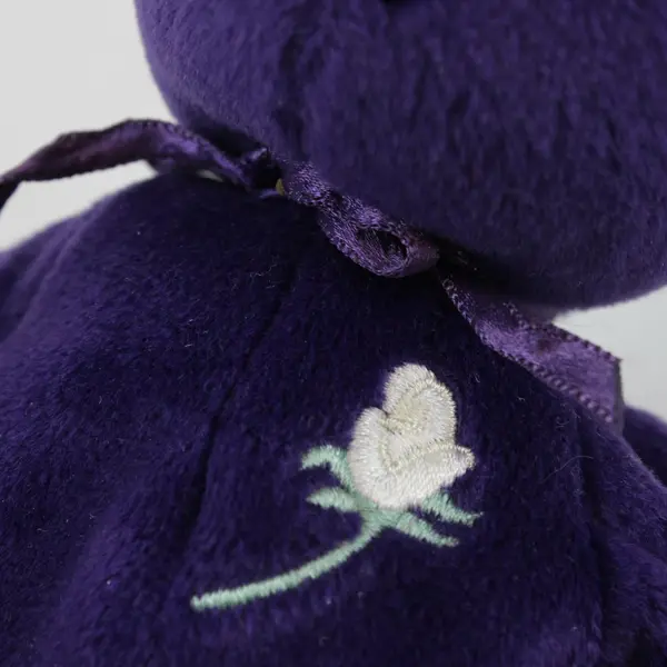 Ty Beanie Babies Princess 1997 8in Purple Plush Bear Vintage Retired No Ear Tag