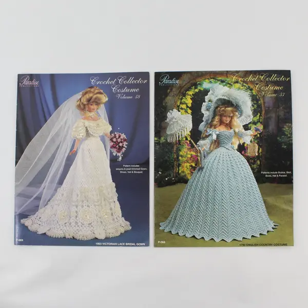 Paradise Publications Lot 2 Crochet 1790 English Country 1903 Victorian Lace