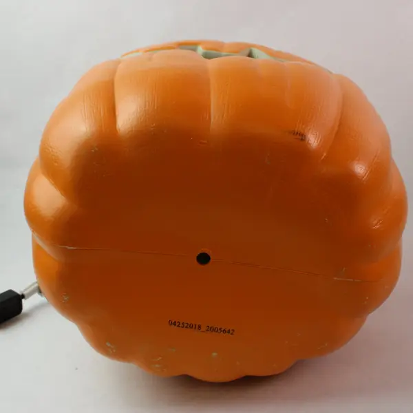 Vintage Style Tall Blow Mold Jack O Lantern Pumpkin Halloween 16in