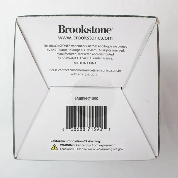 Brookstone Golf Ball Whiskey Glass Clear Golf Theme Dad Barware 