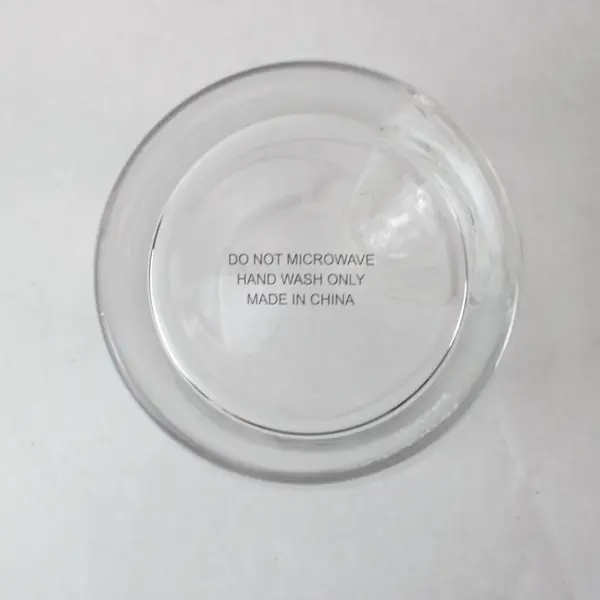 Brookstone Golf Ball Whiskey Glass Clear Golf Theme Dad Barware 