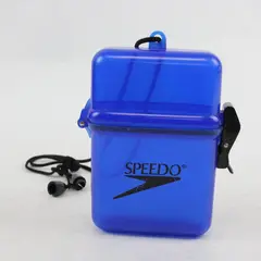  Speedo Blue Water-Resistant Plastic Storage Container