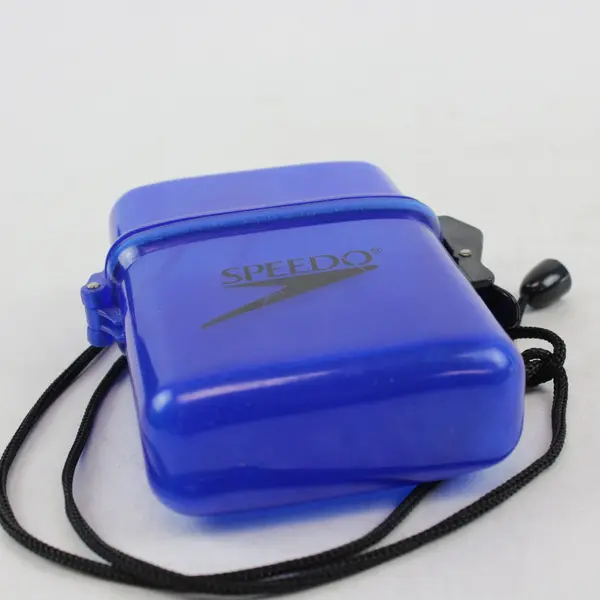  Speedo Blue Water-Resistant Plastic Storage Container