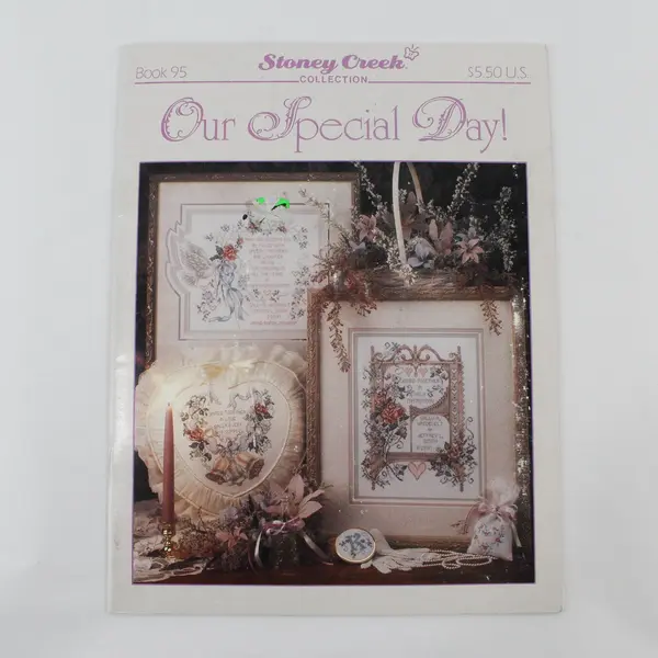 Lot of 2 Cross Stitch Pattern Booklets Our Special Day Short & Sweet #3