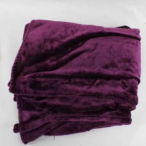 Berkshire Plum Purple Fuzzy Blanket 60"x80"