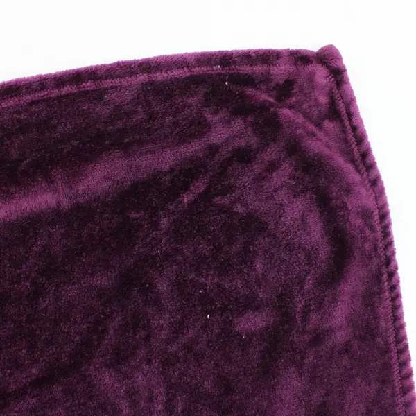 Berkshire Plum Purple Fuzzy Blanket 60"x80"