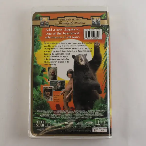 Rudyard Kipling's The Second Jungle Book VHS Tape 1997, #49330 
