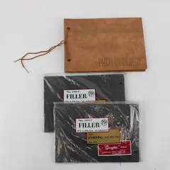 Springfield Photo Mount Photo Album NO. 120 & 2 Sealed Packs of 25 Filler Sheets
