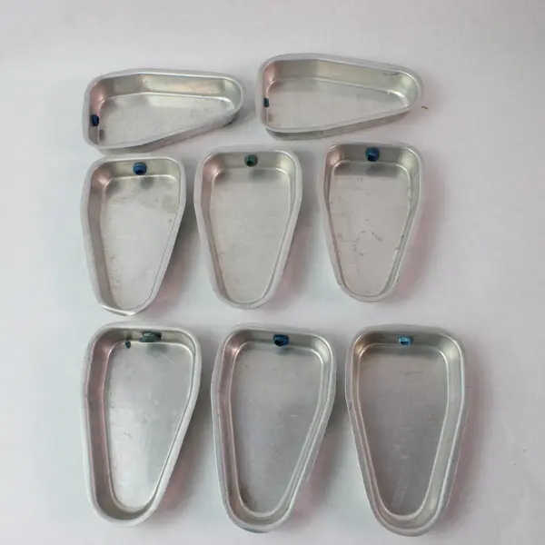 Lot of 8 Vintage Aldon Aluminum Ice Treat Molds USA