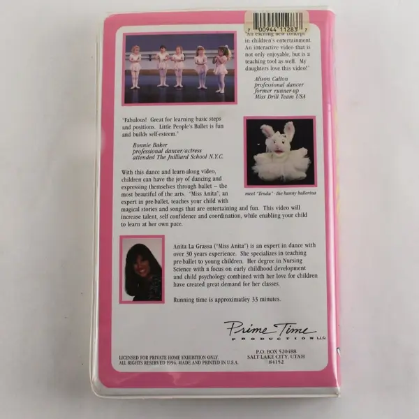 Little People's Ballet Dance-A-Long VHS Tape 1994 