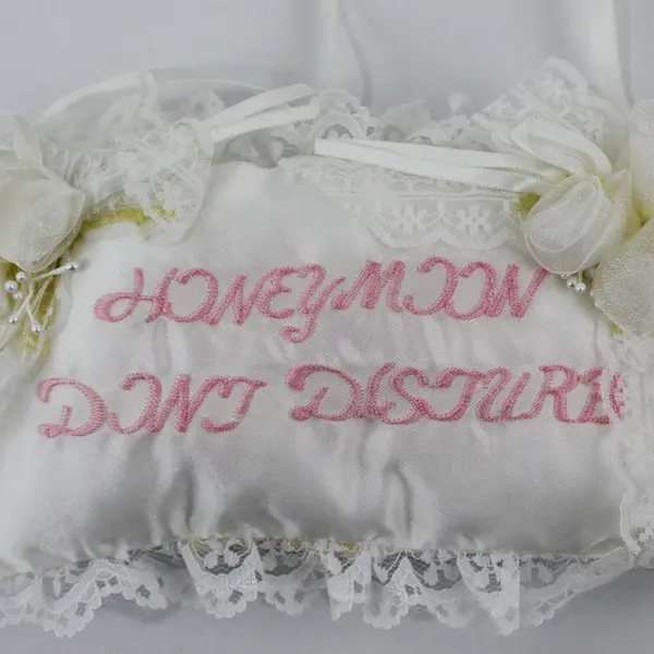 Vintage Enesco 1987 Honeymoon Dont Disturb Door Knob Hanger