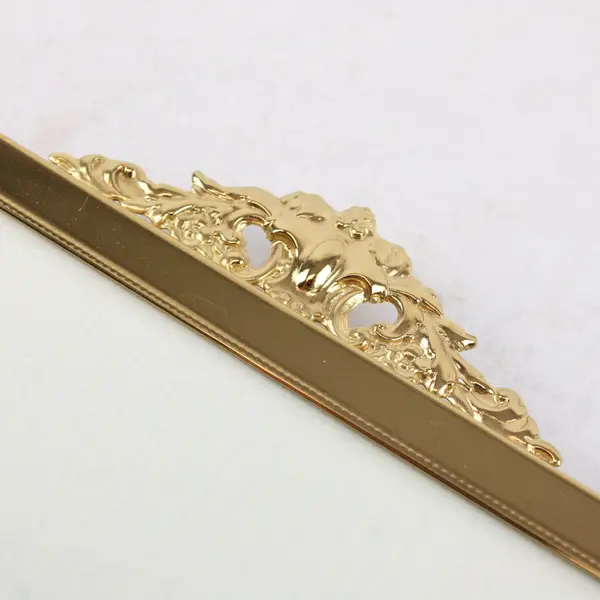 Lot of 2 Gold Ornate Picture Frames Floral Wall Hanging 4x6 5x7