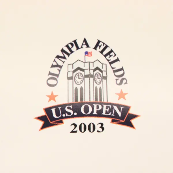 2003 US OPEN Golf Tournament Poster Olympia Fields Steve Lotus Signed Print 
