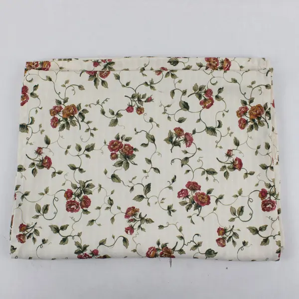 Vintage Cream Rose Vine Table Runner 90in Long