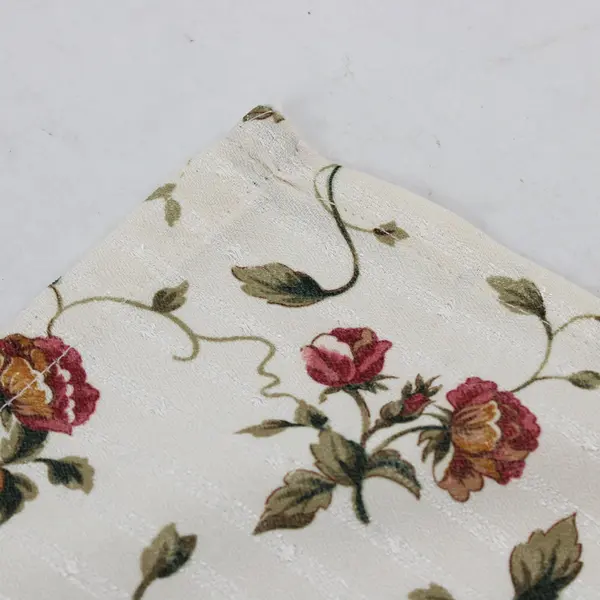 Vintage Cream Rose Vine Table Runner 90in Long