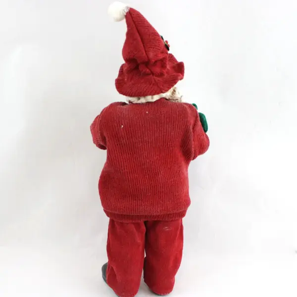 Possible Dreams Clothtiques North Pole Nanny Santa w/ Baby Figurine Box - Flawed