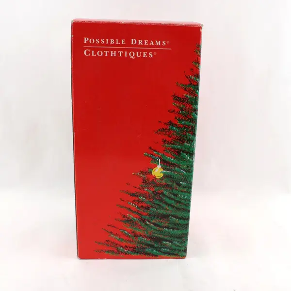 Possible Dreams Clothtiques North Pole Nanny Santa w/ Baby Figurine Box - Flawed