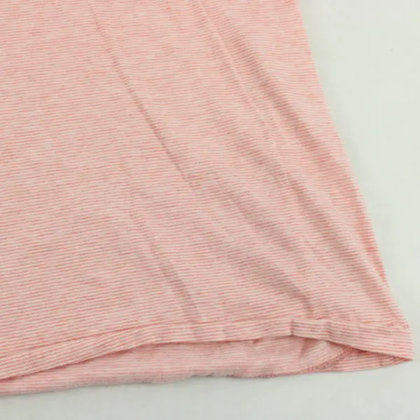 Splendid T Shirt Women’s XXL Pink White Striped Short Sleeves Stretch Tee