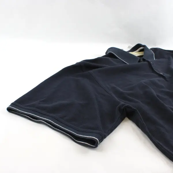 Nike Dri-FIT Navy Blue Polo Shirt Men's XL White Trim