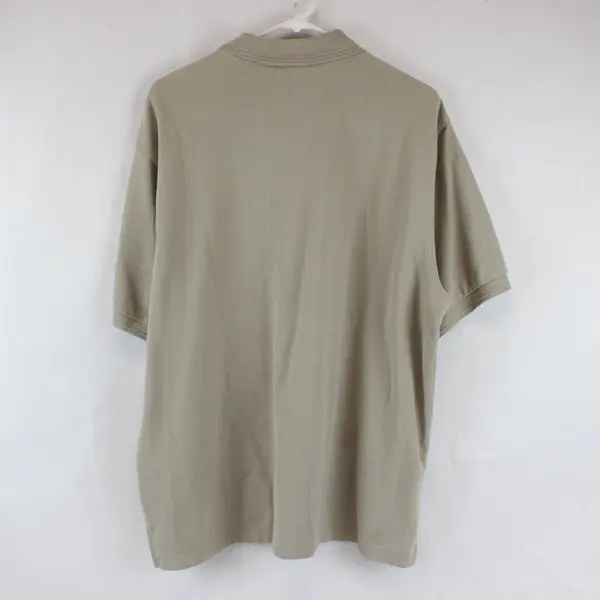 Nike Dri-Fit Beige Cotton Blend Polo Shirt Men's XL