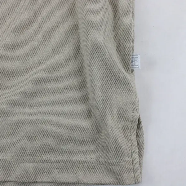 Nike Dri-Fit Beige Cotton Blend Polo Shirt Men's XL