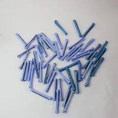 Lot of 52 Vintage Perm Rods - Mixed Colors and Sizes