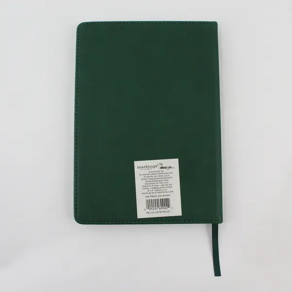 Markings Journal by CR Gibson Faux Green Leather Cover New Unused
