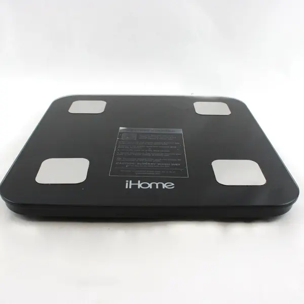 iHome 4211SSWM1BL Smart Wi-Fi Bluetooth Bathroom Scale Black Silver