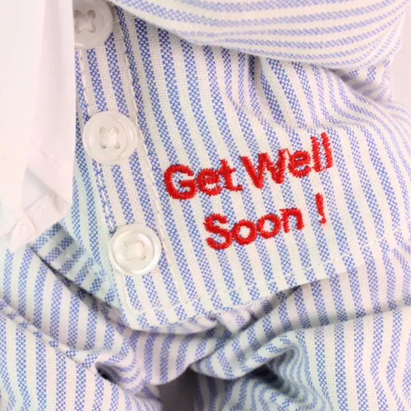 Bearington Get Well Soon Teddy Bear Plush Pajamas Tissue 6.5 in