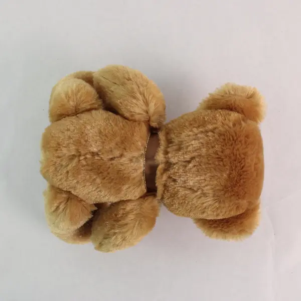 Steven Smith Brown Plush Teddy Bear with Bow Stuffed Animal