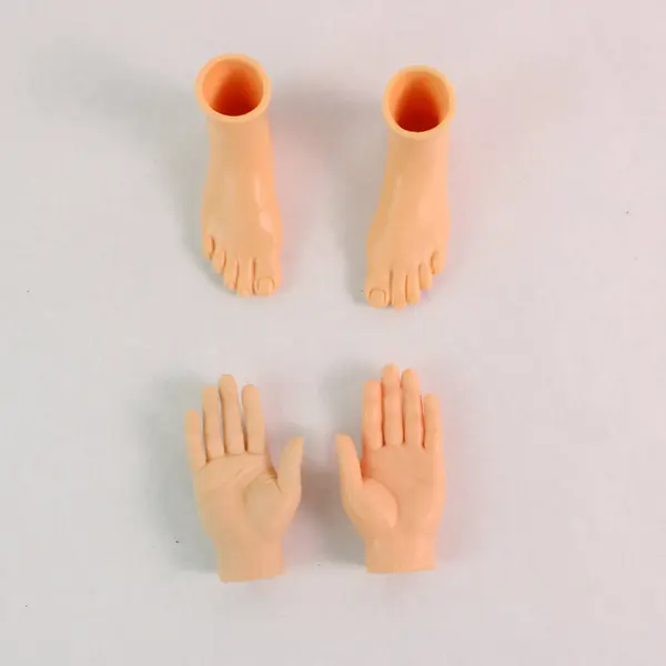 MCPHEE Silicone Mannequin Hands & Feet Set Doll Craft Display