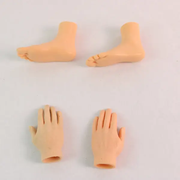 MCPHEE Silicone Mannequin Hands & Feet Set Doll Craft Display