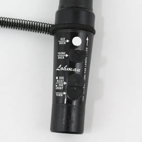 Vintage Lohman Mouth Operated Deer Call Doe Buck Fawn